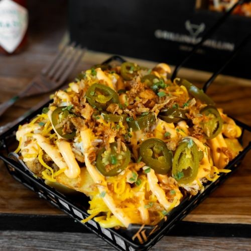 Spicy Chicken Cheese Potatoes