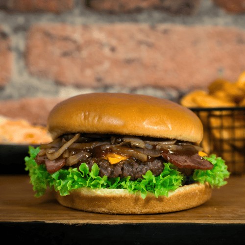 Smokey Bacon Cheeseburger 160G Menu
