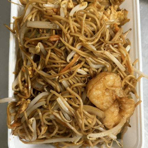 101. Bami met scampi's