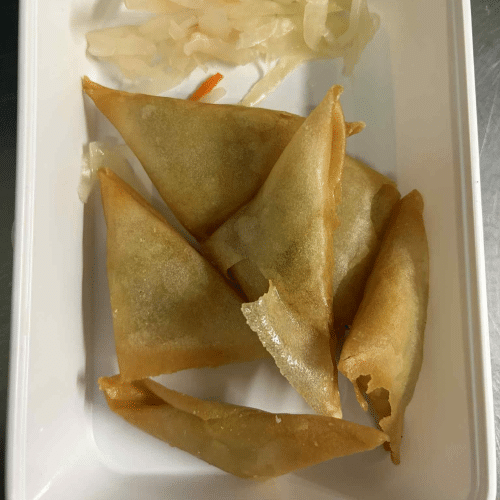 35c. Curry driehoekjes (6 stuks)