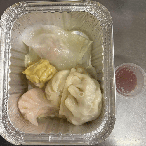 45. Gestoomde dim sum