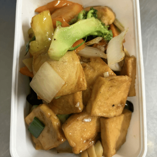 76. Tofu met groenten
