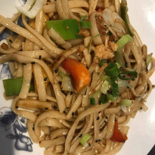 Gebakken noedels vegetarisch