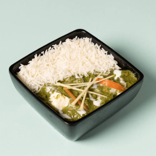 Palak paneer bowl
