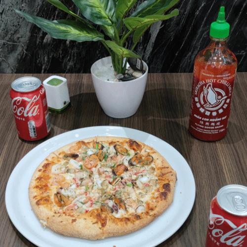 Pizza aux fruits de mer