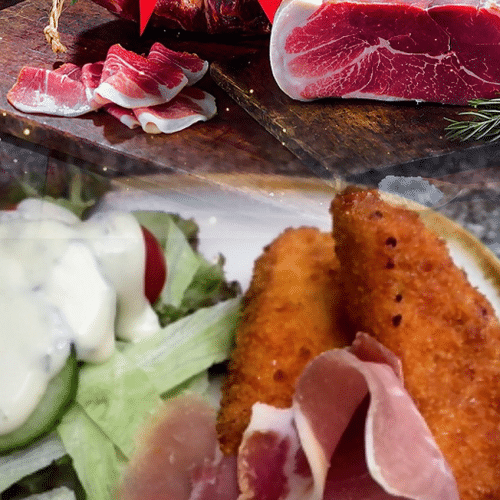 Croquettes de jambon de Parme maison