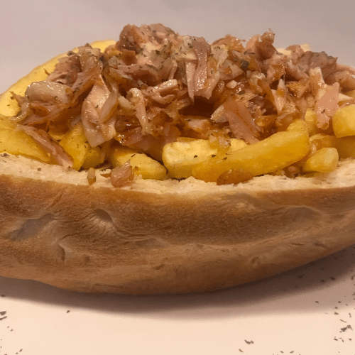 Broodje pita (groot) met frieten