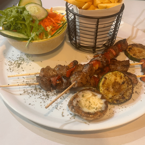 Lamsbrochettenschotel