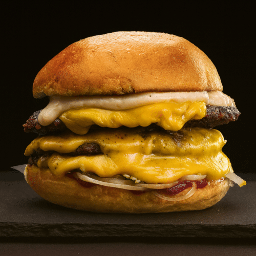 Burger triple cheese