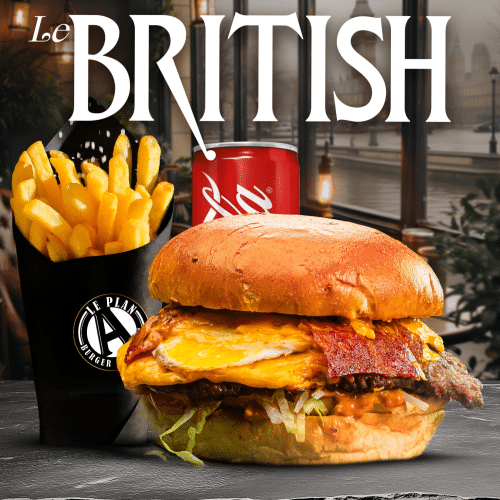 Menu burger British