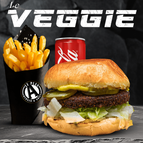 Menu burger veggie