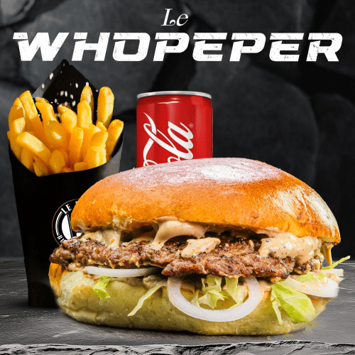 Menu burger Whopeper