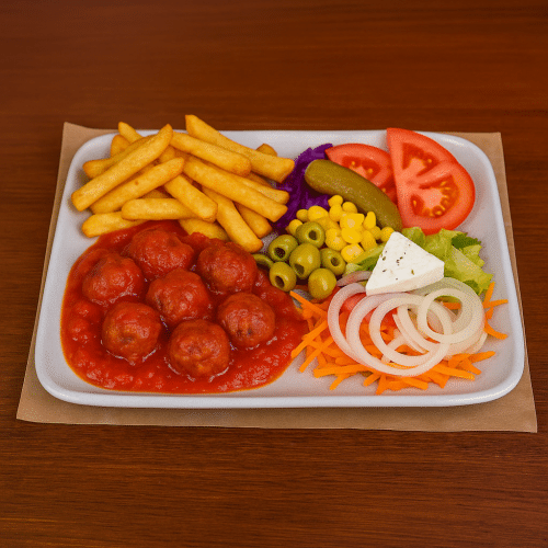 Assiette Boulettes Sauce Tomate