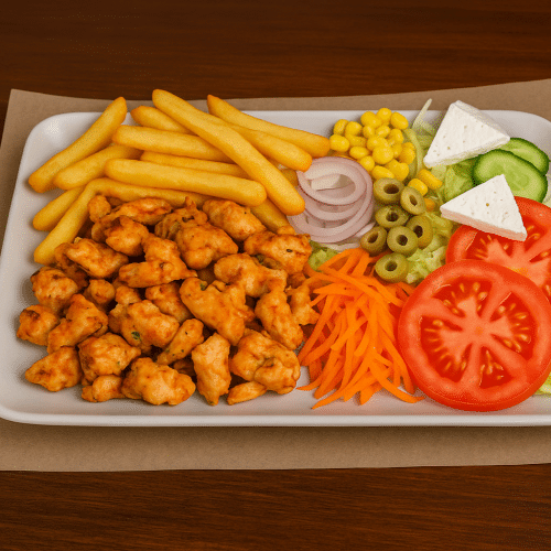 Assiette Poulet Mariné