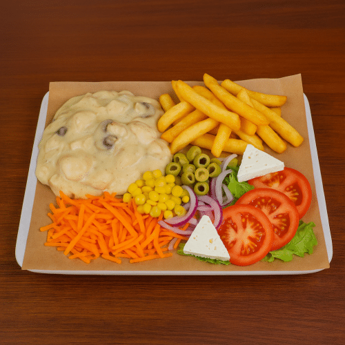 Assiette vol-au-vent