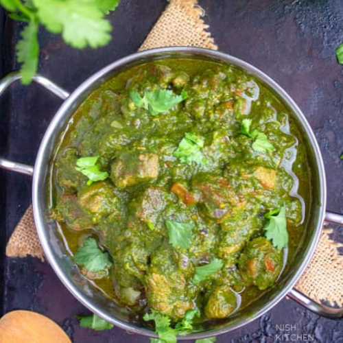 Palak lamb