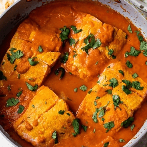 Tikka masala vis