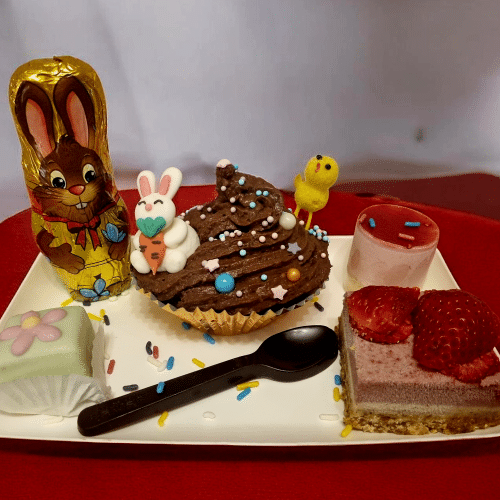 Assiette de mignardises de Pâques