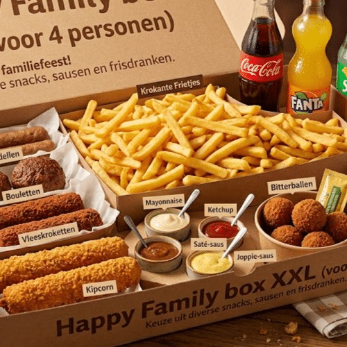 Happy Family box XXL ( voor 4 personen )