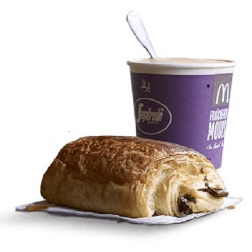 Large Menu Café + Pain au chocolat