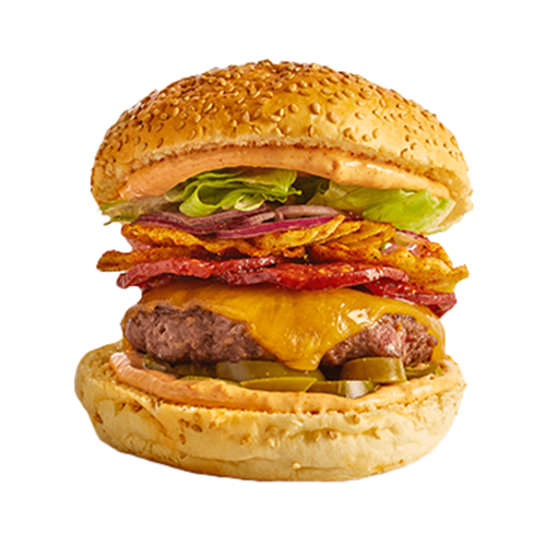The spicy burger