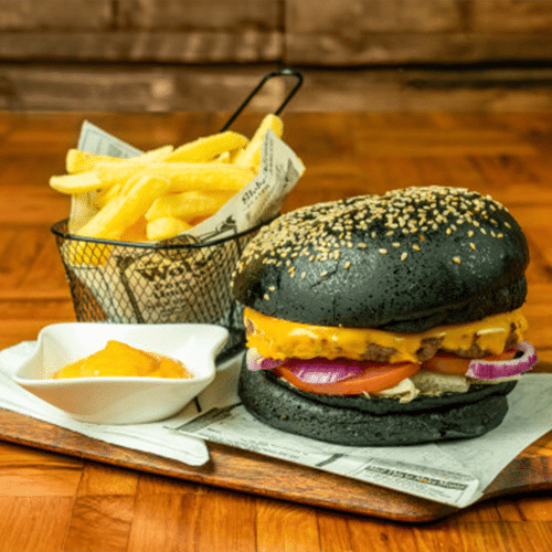 Black burger