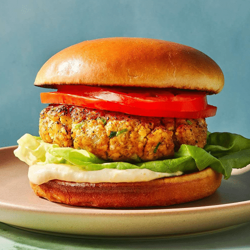 The veggie burger