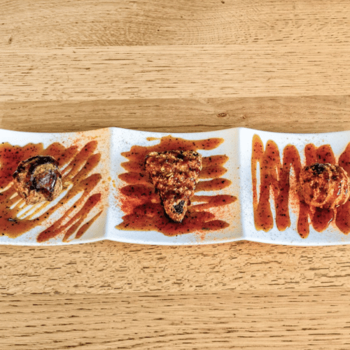Trios de croquettes vegan