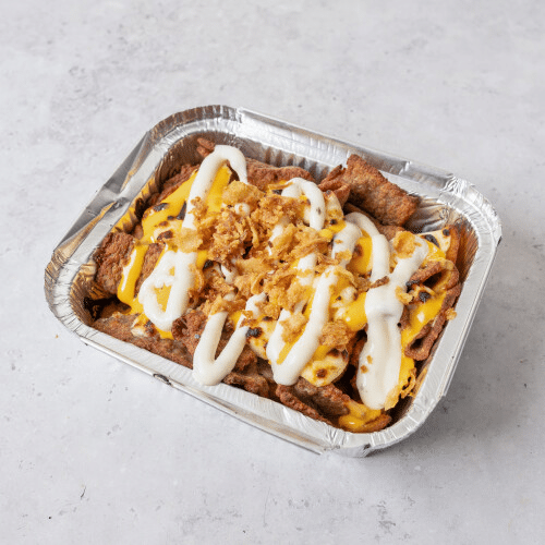 Loaded fries kebab