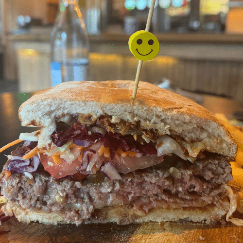 Runderburger met kaas, Spek en Jalapeno