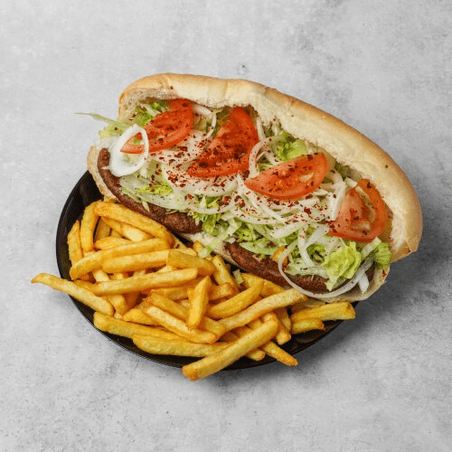 Franse hamburger dubbel