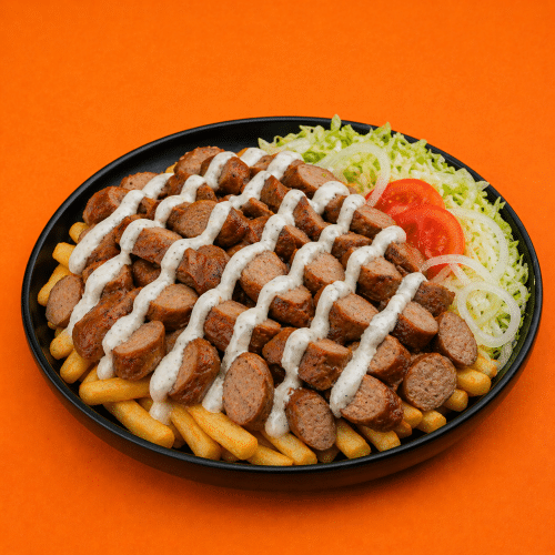 Frikandel schotel