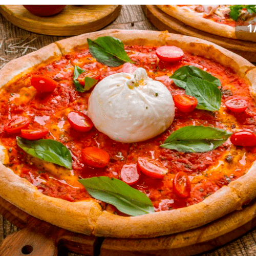 Pizza burrata