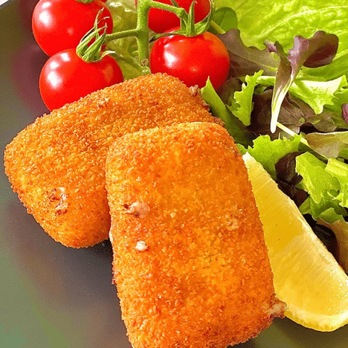 Menu croquette au fromage
