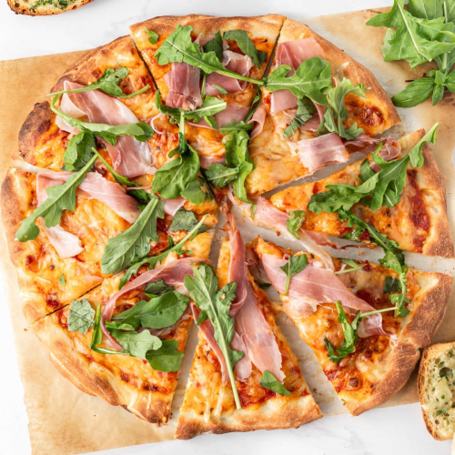 Pizza prosciutto