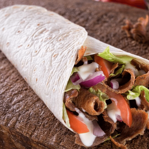 Dürüm döner kebab feta kaas klein