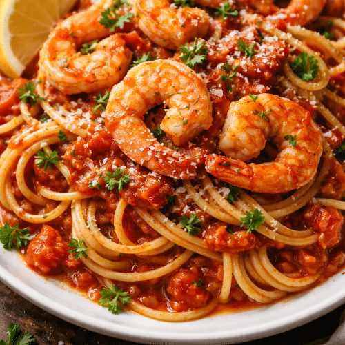 Pasta scampi