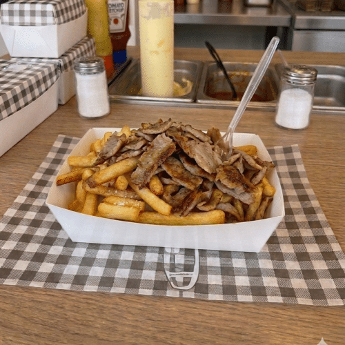 Bakje friet kebab