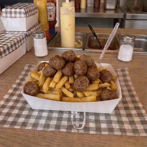 Bakje friet kofte