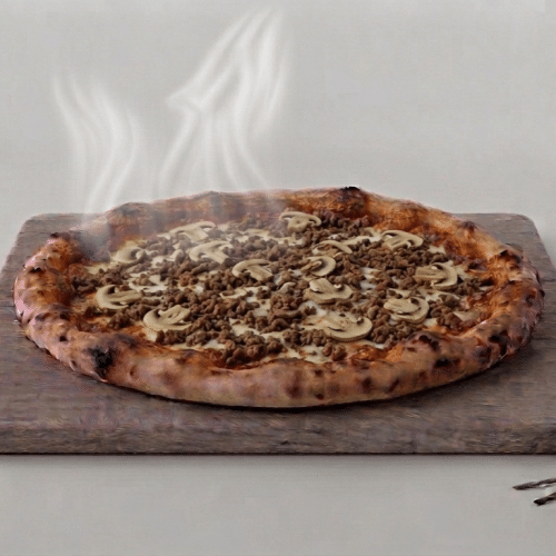 Pizza bolognese funghi