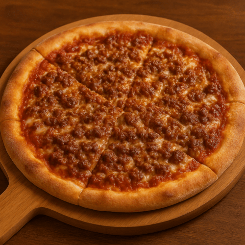 Pizza bolognese
