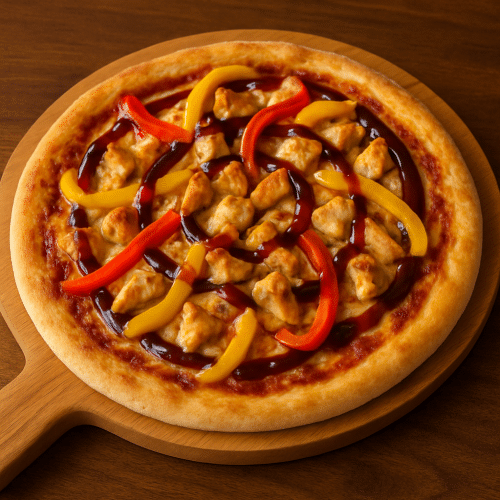 Pizza chicken bbq