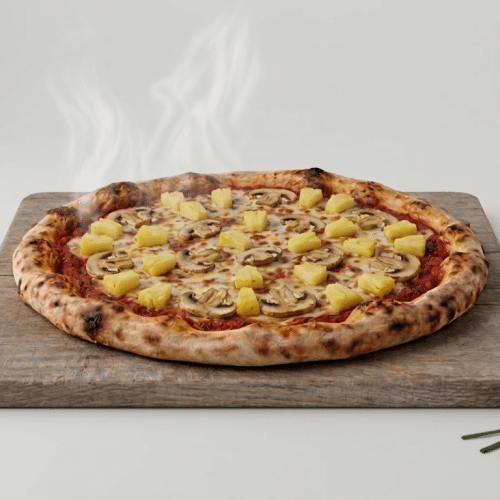 Pizza funghi ananas
