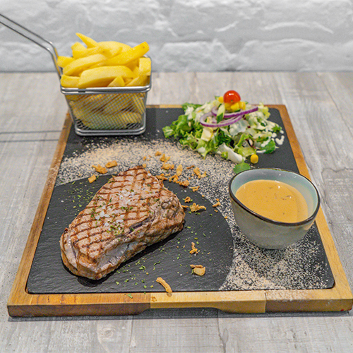 Steak grillé