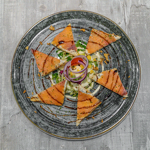 Toast au saumon fumé