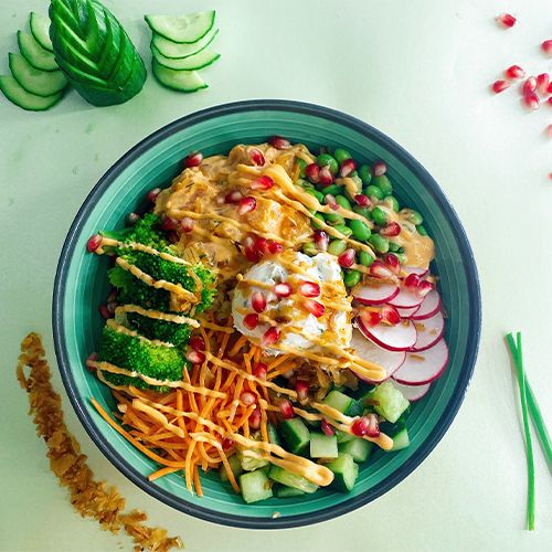 Hawaii salmon spicy bowl