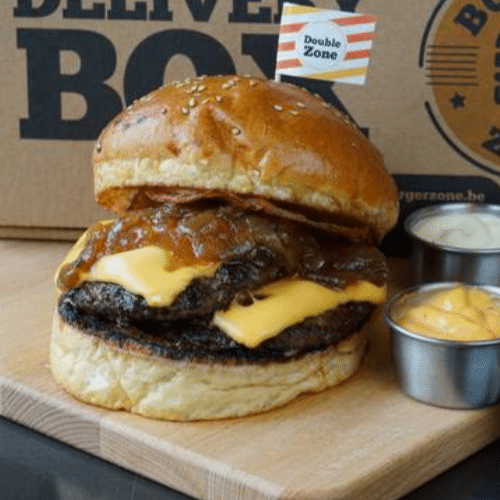 Double zone burger