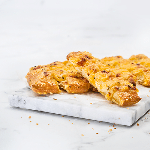 Loaded 4 cheesy bread