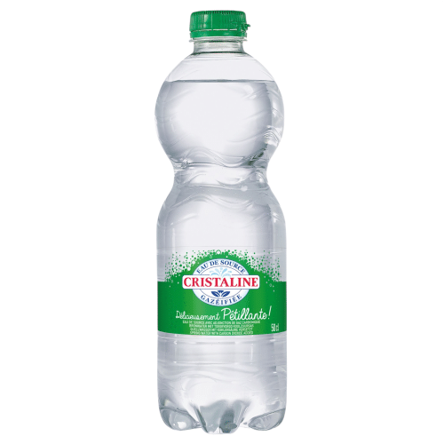 Eau pétillante cristaline (50 cl)
