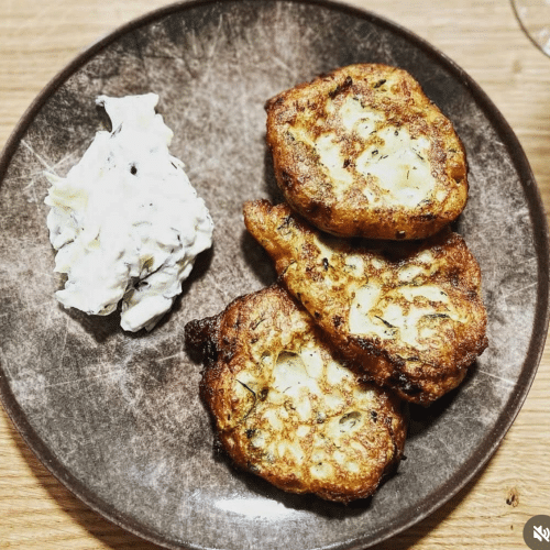 Courgette beignets